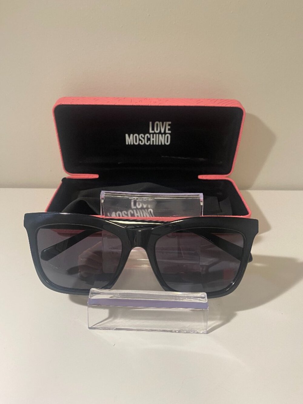 NWT Love Moschino Black Sunglasses